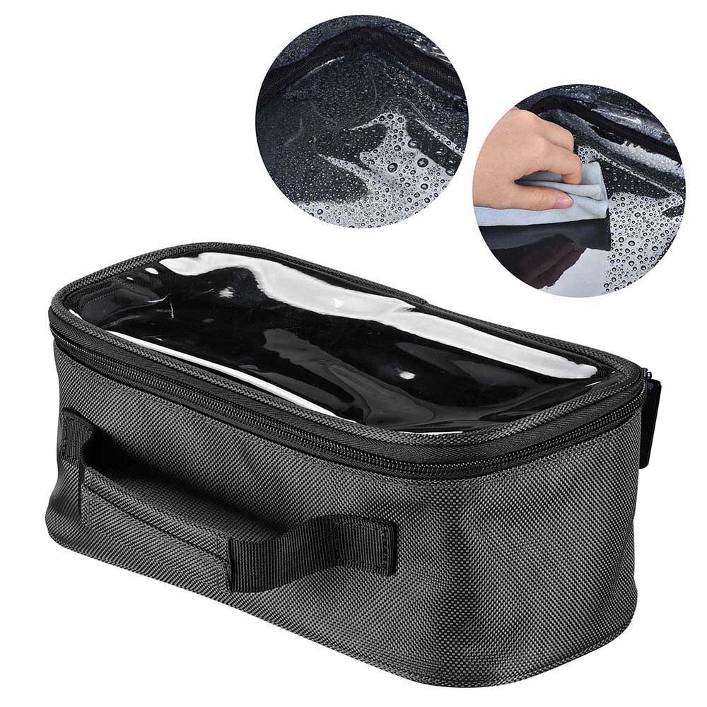 Yescom Rolling Makeup Backpack with 5 Clear Pouches Image