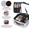 Yescom Iridescent Makeup Vanity Case with Mirror & Brush Holder