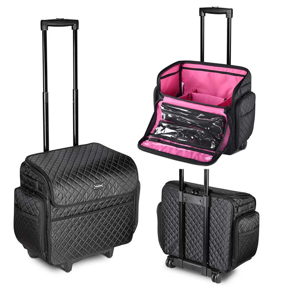 Yescom Rolling Hair Stylist Makeup Artist Hobby Case Image