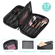 Yescom Makeup Brush Belt Pouch Organizer 17 Slots w/ Handle Image