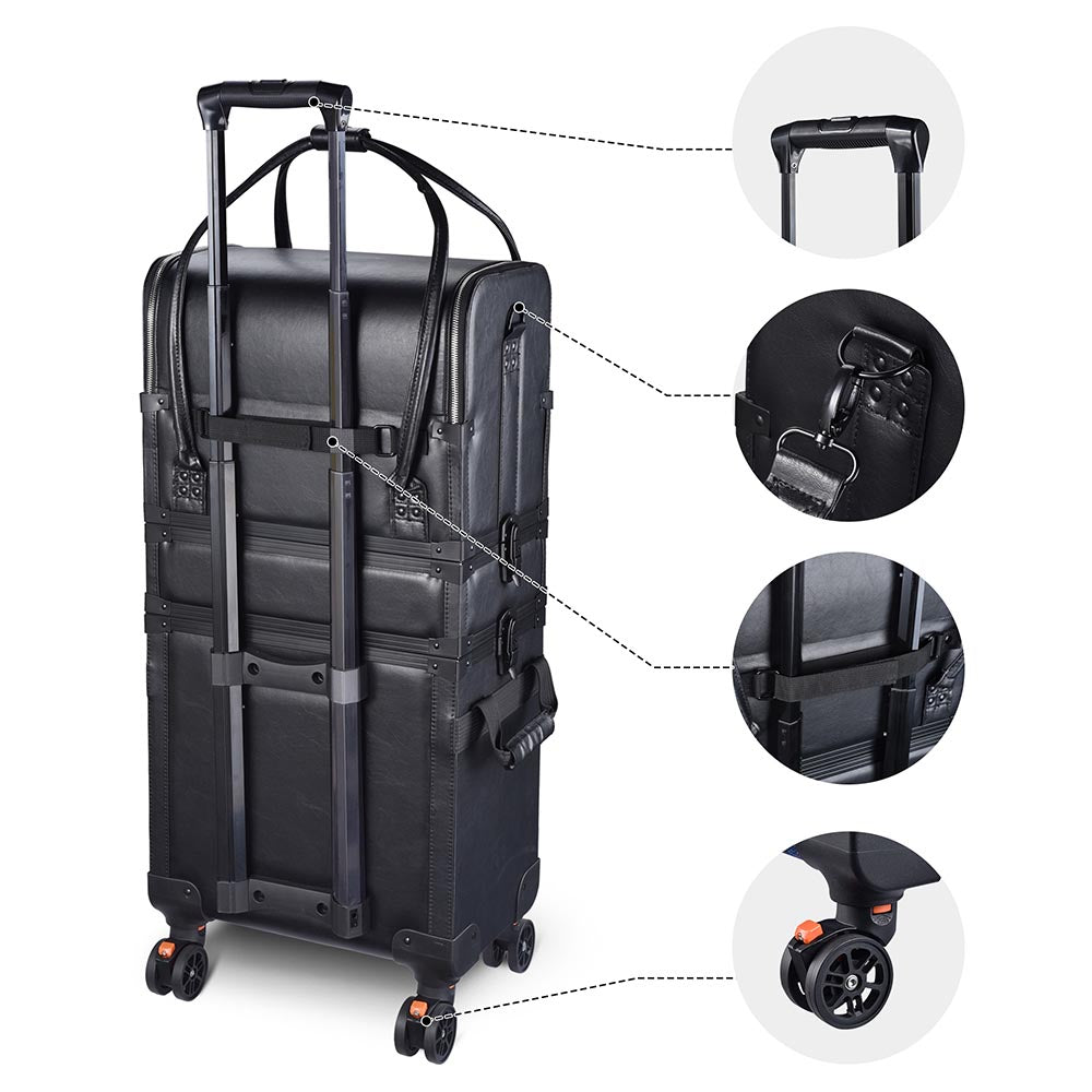 Yescom Makeup Artist Case on Wheels Hairstylist Case Image