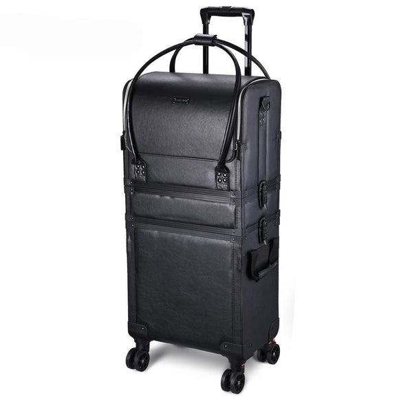 Yescom Makeup Artist Case on Wheels Hairstylist Case Image