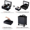 Byootique 4in1 Rolling Artist Makeup Case Touch Light Mirror