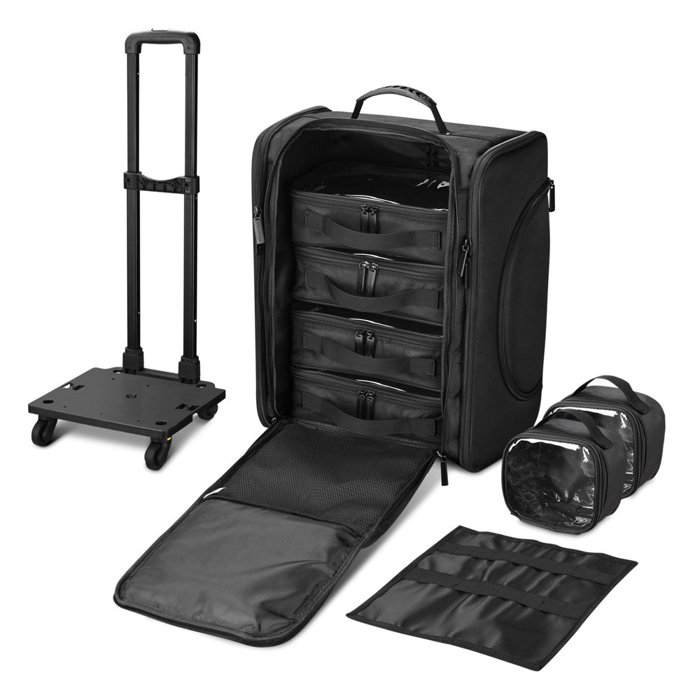 Yescom Rolling Case with Detach Trolley Wheels & Compartments Image