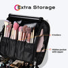 Byootique Sparkle Makeup Train Case w/ Dividers & Brush Holder