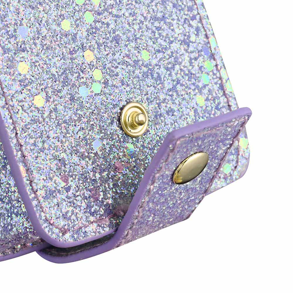 Yescom Sparkle Lipstick Bag Cosmetic Bag with Mirror Image