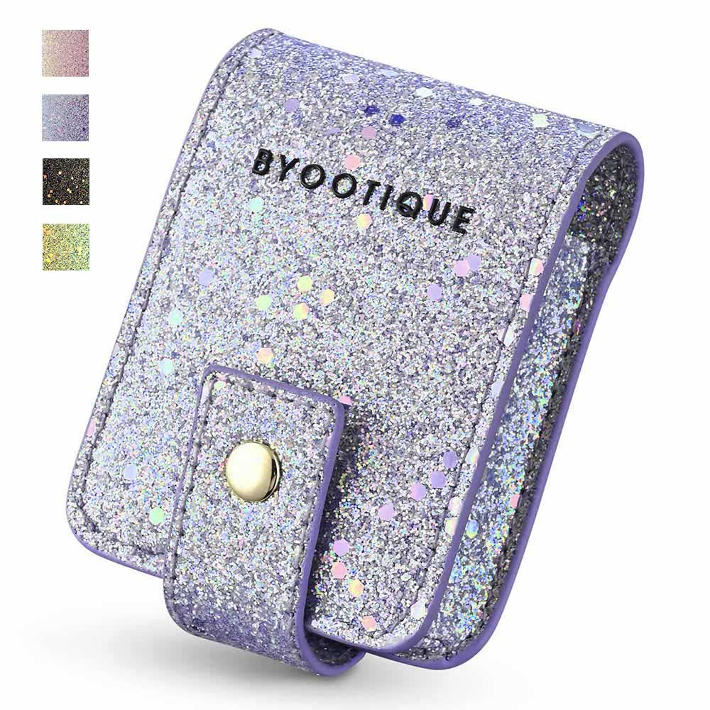 Yescom Sparkle Lipstick Bag Cosmetic Bag with Mirror Image