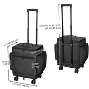 Yescom Cosmetology Rolling Case Nail Tech Travel Case Image