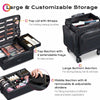 Byootique Sparkle 3 in 1 Rolling Makeup Case Hairdresser Organizer