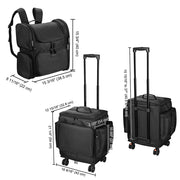 Yescom Cosmetology Hair Stylist Rolling Case with Backpack Image