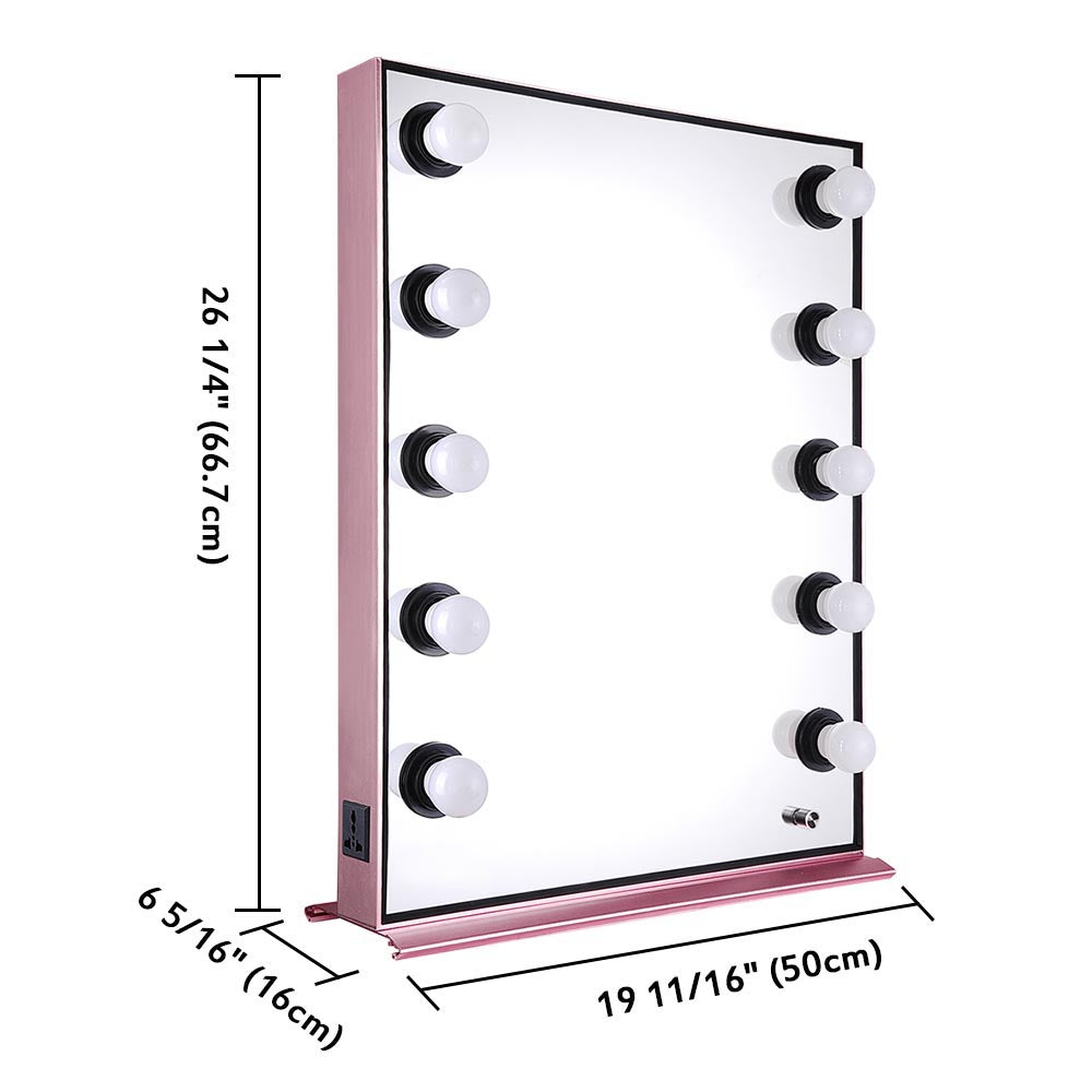 Yescom 20x26 in Hollywood Vanity Mirror w/ LED Light Dimmer Image