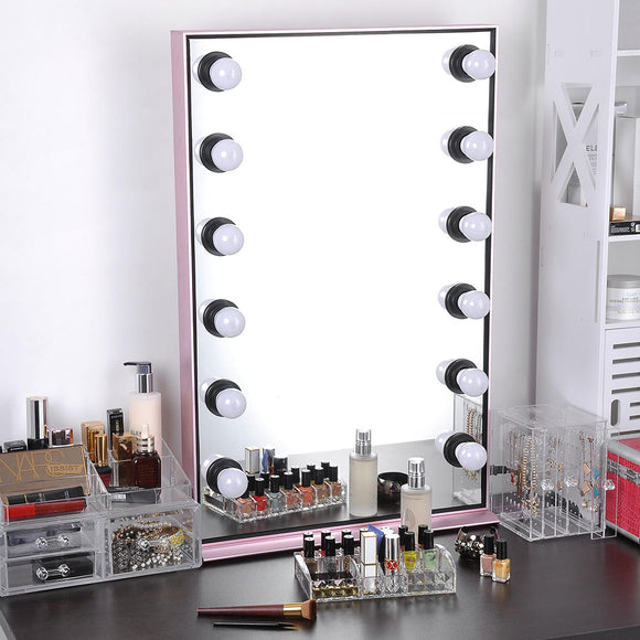 Yescom Hollywood Vanity Mirror Tabletop/Wall, 24x34 Image