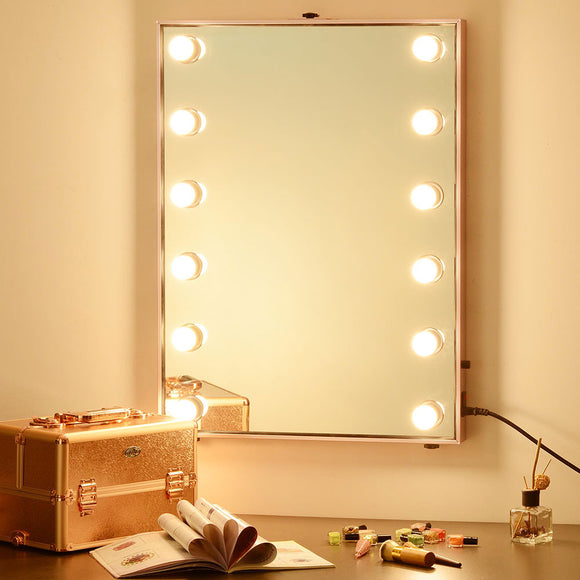 Yescom Hollywood Vanity Mirror Tabletop/Wall, 24x34 Image