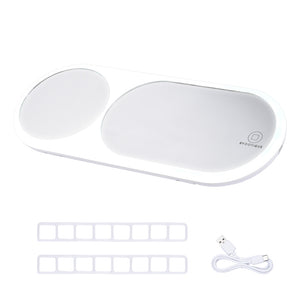 Byootique Visor Mirror Car Vanity Mirror with Light & 3X Magnifying