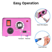 Yescom Nails Care Pro Electric Nail Drill Machine Kit Set Image