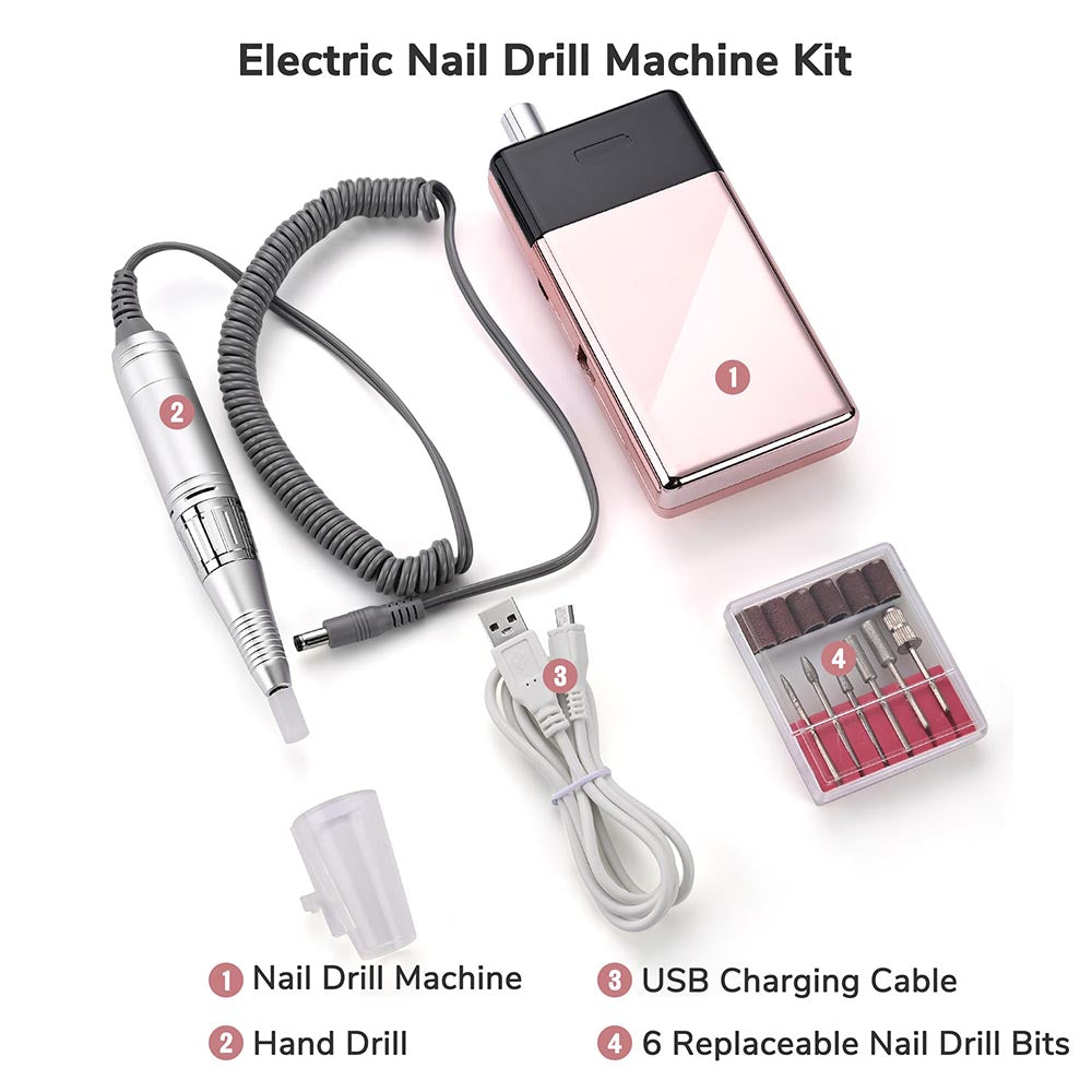 Yescom Electric Nail Drill File Manicure Machine Rechargeable Image