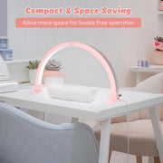 Yescom Half Moon Light Nail Table Lamp with Rhinestone 29in 48W Image