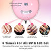 Yescom LED Lamp for Nails Dryer with LCD Display