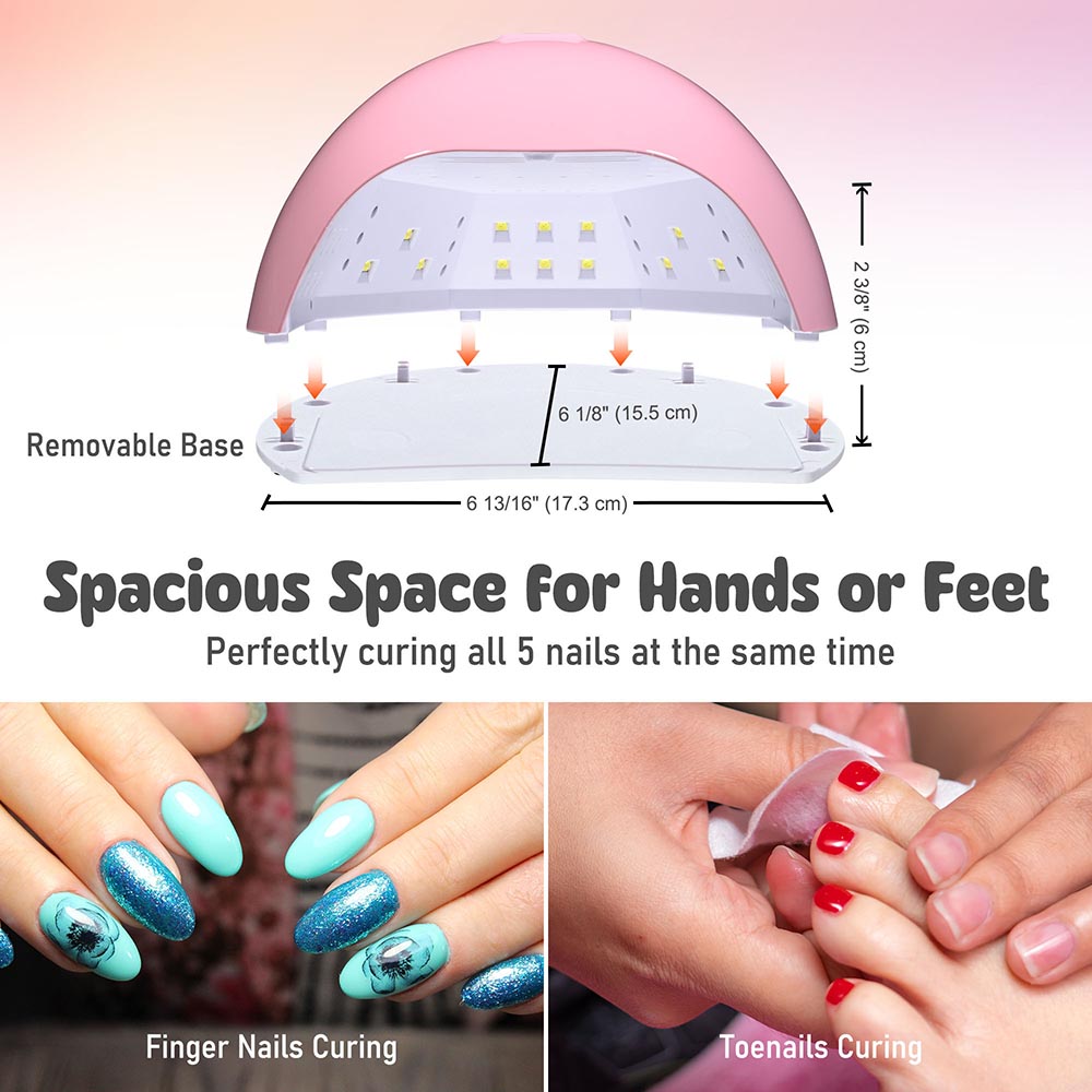 Yescom LED Lamp for Nails Dryer with LCD Display Image