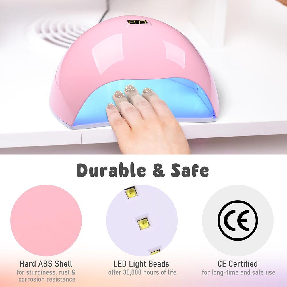 Yescom LED Lamp for Nails Dryer with LCD Display Image