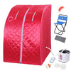 Yescom Portable Steam Sauna Tent Spa Detox w/ Chair & Remote