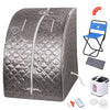 Yescom Portable Steam Sauna Tent Spa Detox w/ Chair & Remote