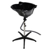 Yescom Deep Shampoo Bowl Salon Hair Basin Adjustable Black