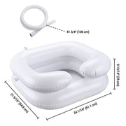 Yescom Inflatable Shampoo Bowls with Hose 2ct/Pack Image