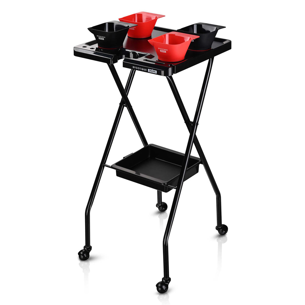 Yescom Magnetic Salon Tray Trolley Esthetician Cart Bowls & Drawer Image