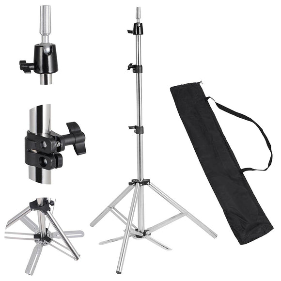 Yescom Mannequin Stand Adjustable Tripod for Cosmetology Head Image