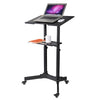 Yescom Height-Adjustable Mobile Laptop Cart on Wheels