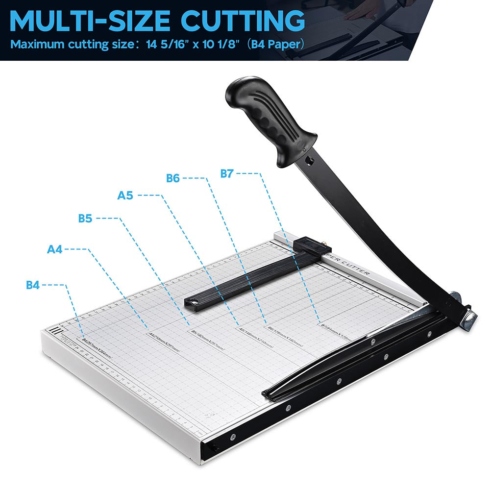 Yescom 15" Guillotine Paper Cutter Trimmer B4 Image