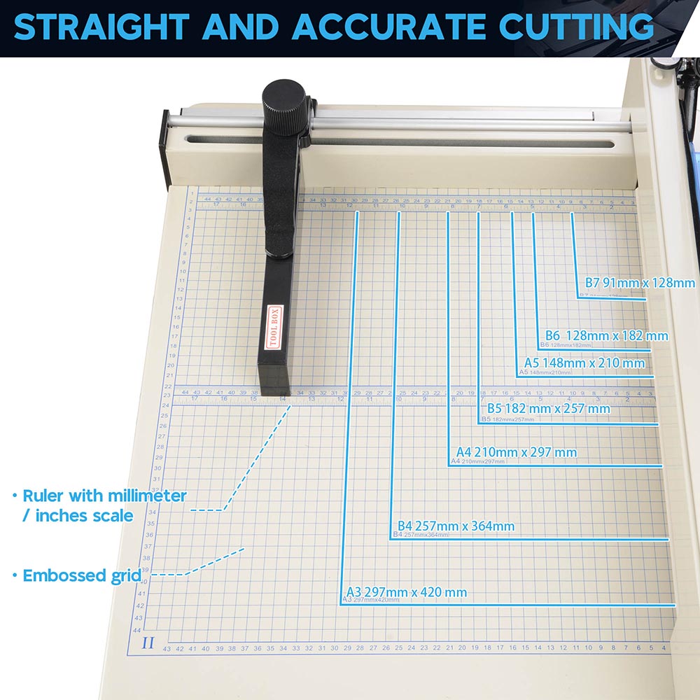 Yescom 17" Heavy Duty Paper Cutter Trimmer A3 Image