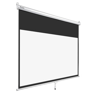 InstaHibit 16:9 Retractable Manual Projection Screen 72