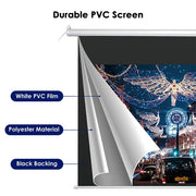 Yescom Retractable Electric Projection Screen 92" 16:9 Ceiling Mounted Image