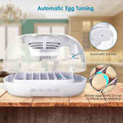 Yescom 16 Egg Incubator Auto Turner Temperature Humidity Control Image