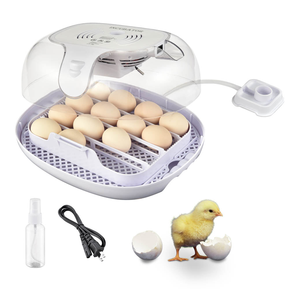 Yescom 16 Egg Incubator Auto Turner Temperature Humidity Control Image