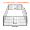 Yescom Heavy Duty Dog Playpen 40" Tall 32-Panel Puppy Pen Metal