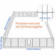 Yescom Heavy Duty Dog Playpen 40