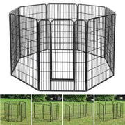 Yescom Heavy Duty Dog Playpen 47" Tall 48-Panel Puppy Pen Metal Image