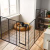 Yescom Heavy Duty Dog Playpen 47" Tall 6-Panel Puppy Pen Metal