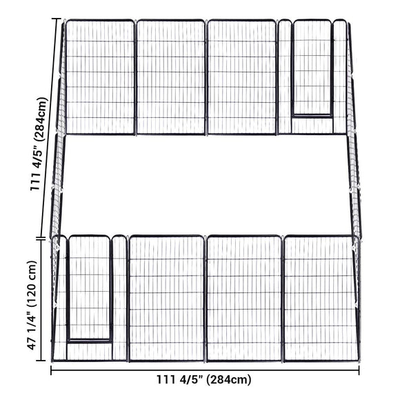 Yescom Heavy Duty Dog Playpen 47