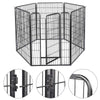 Yescom Heavy Duty Dog Playpen 47" Tall 12-Panel Puppy Pen Metal