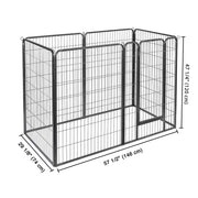 Yescom Heavy Duty Dog Playpen 47" Tall 36-Panel Puppy Pen Metal Image