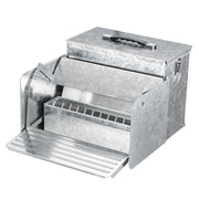 Yescom Poultry Chicken Auto Feeder Self Opening Feeding Troughs Image