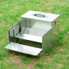 Yescom Poultry Chicken Auto Feeder Self Opening Feeding Troughs