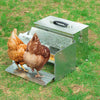 Yescom Poultry Chicken Auto Feeder Self Opening Feeding Troughs