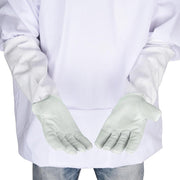 Yescom 1 Pair XL Beekeeper Protective Gloves Goatskin w/ Long Sleeves Image