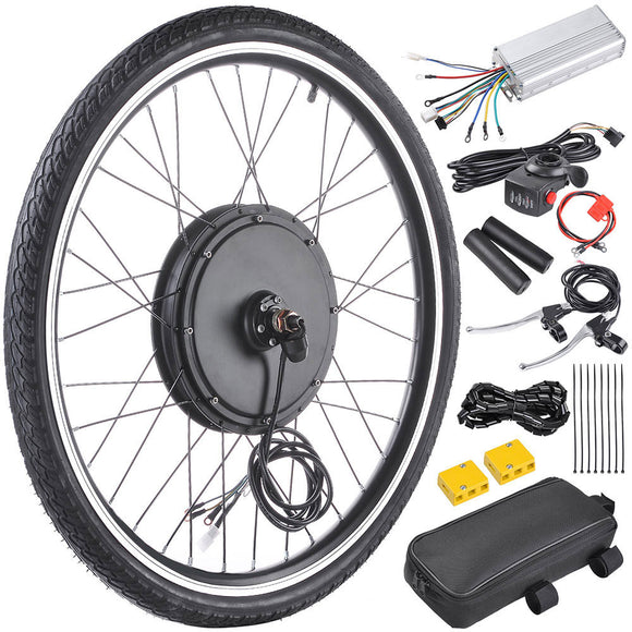 Yescom Brushless Electric Bicycle Engine, 48v 1000w Front Wheel Hub Motor Kit Image