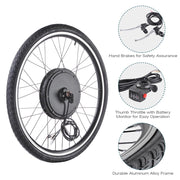 Yescom Brushless Electric Bicycle Engine, 48v 1000w Front Wheel Hub Motor Kit Image